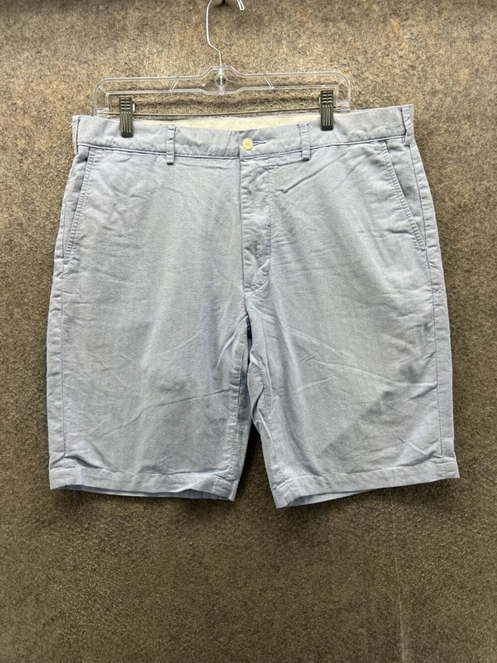 Polo Ralph Lauren Shorts Mens 36 Blue Chino Flat Front Cotton Casual Summer